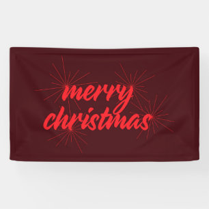 Cheerful, trendy design of "Merry Christmas" Banner