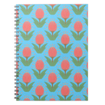 Cheerful Tulips Spiral Photo Notebook