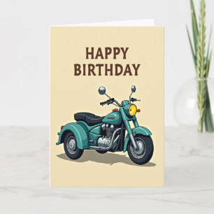Cheerful Vehicle Birthday Card