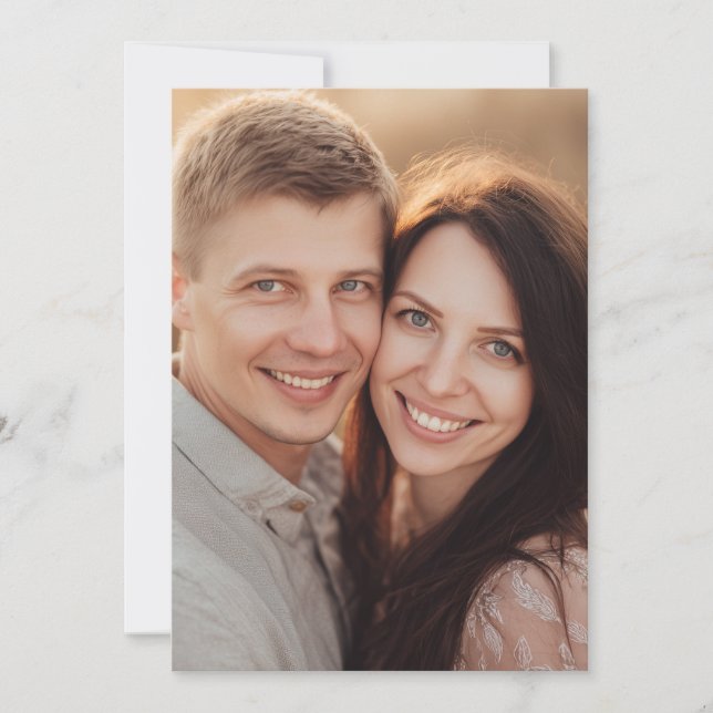 Cheerful Warm Realistic Photo Invitation (Front)