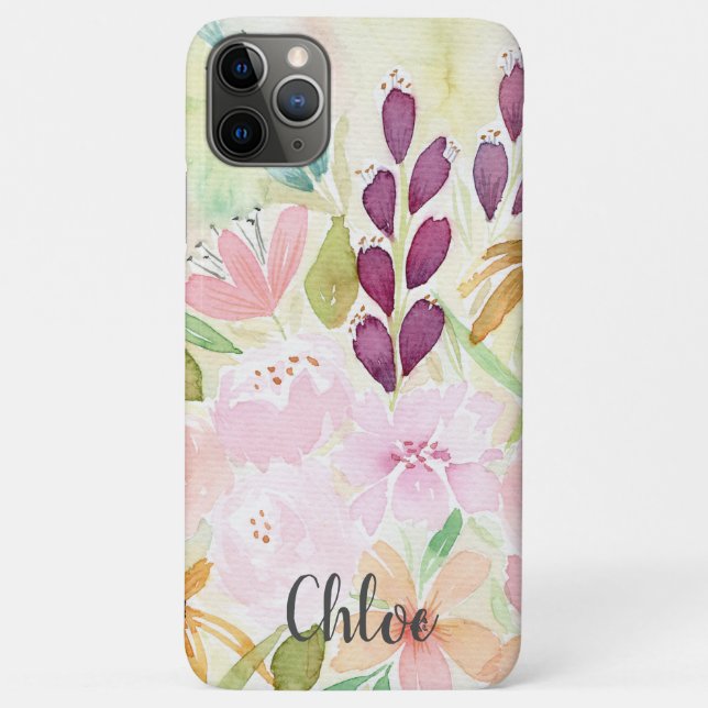 Cheerful Wildflower Case-Mate Case-Mate iPhone Case (Back)