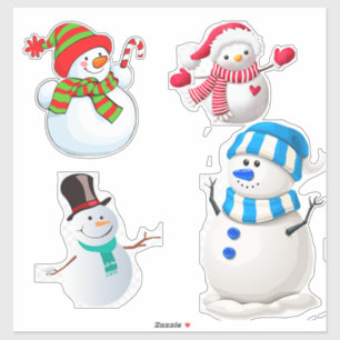 Cheerful Winter Snowmen Collection