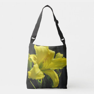 Cheerful Yellow Day Lily Crossbody Bag