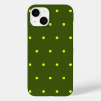 cheerful yellow polka dots
