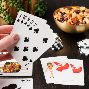 Cheering For Canada Playing Cards