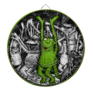 Cheering Frogs Dartboard