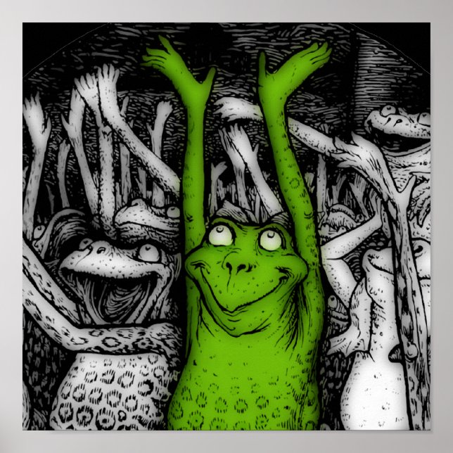 Cheering Frogs Poster (Front)