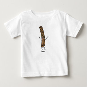 Cheering Jumping Churro Baby T-Shirt