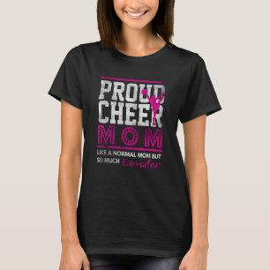 Cheering Mama Proud Cheer Mum Cheerleader Mother P T-Shirt