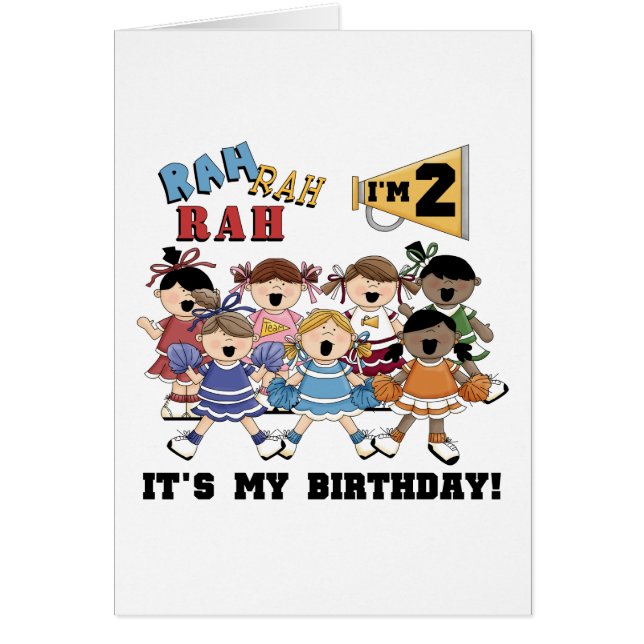 Cheerleader 2nd Birthday Tshirts and Gifts (Front)