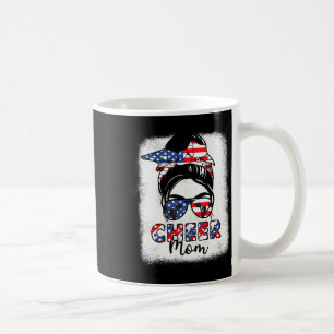Cheerleader 4th July Cheer Mum American Flag Patri Coffee Mug