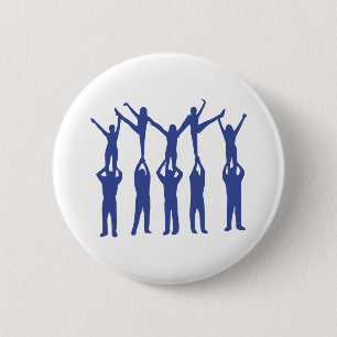 Cheerleader 6 Cm Round Badge