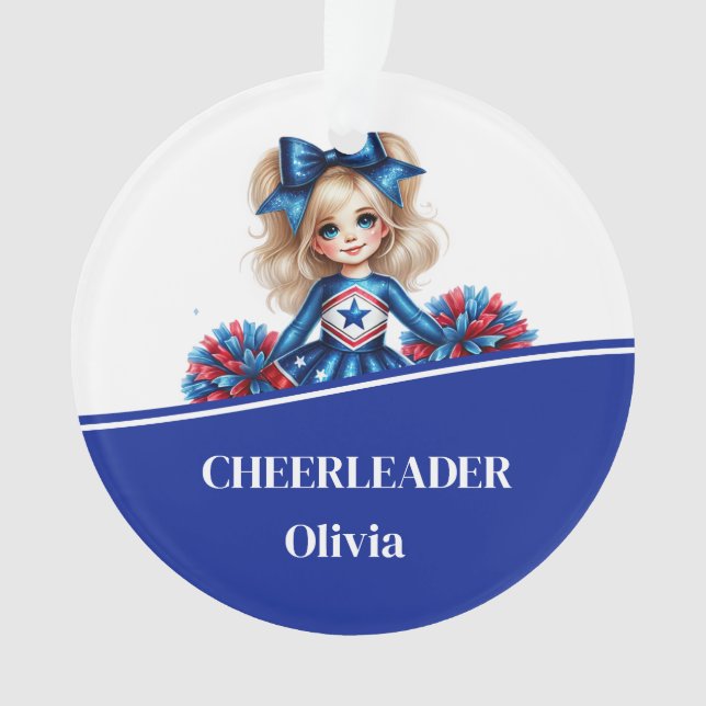 Cheerleader Acrylic Ornament (Front)
