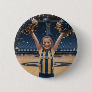 Cheerleader Add Photo 6 Cm Round Badge