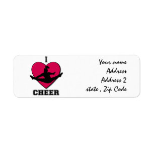 Cheerleader address labels