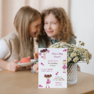 Cheerleader Birthday Invitation