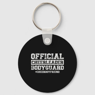 Cheerleader Bodyguard Cheer Boyfriend Of A Cheerle Key Ring