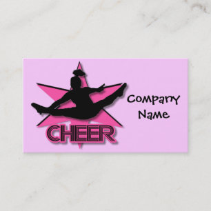 Cheerleader Business Card