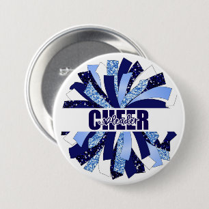 Cheerleader Button Pin