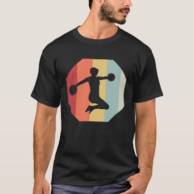 Cheerleader Chant Varsity Flyer Routine T-Shirt (Front)