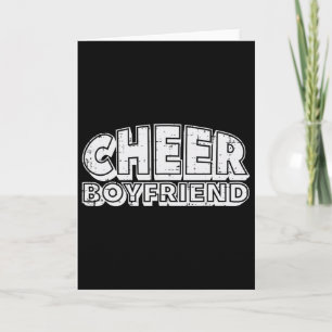 Cheerleader Cheer Boyfriend Cheerleading Bf Men Bo Card