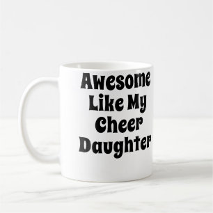 Cheerleader Cheer Dad Mom Cheerleading Coffee Mug