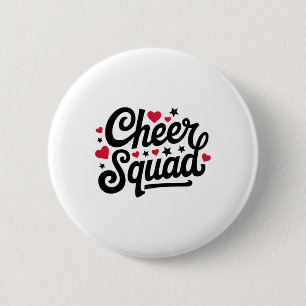 Cheerleader Cheer Squad Cute Cheerleading Girls Wo 6 Cm Round Badge
