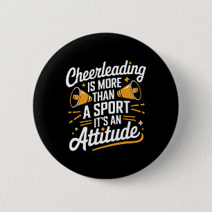 Cheerleader Cheerer Design For Cheering Cheerleadi 6 Cm Round Badge