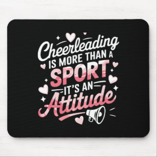 Cheerleader Cheerer Design For Cheering Cheerleadi Mouse Pad
