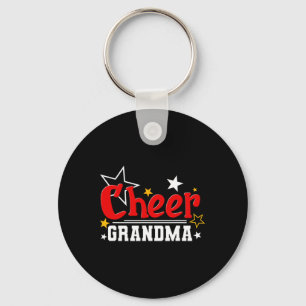Cheerleader Cheerleading Cheer Grandma Key Ring
