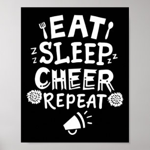 Cheerleader Cheerleading Cheering Gift Poster