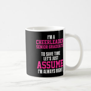Cheerleader Cheerleading Cheering Right Senior Gra Coffee Mug
