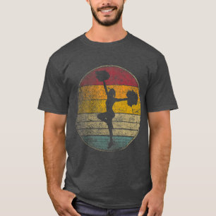 Cheerleader Cheerleading Vintage Distressed T-Shirt