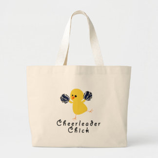 Cheerleader Chick Large Tote Bag