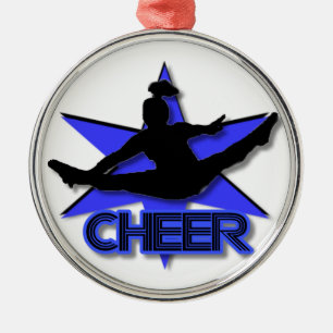 Cheerleader Christmas ornament