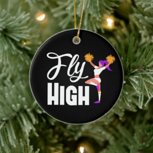 Cheerleader Christmas Ornament Cheerleading Favour