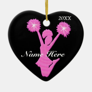 Cheerleader Christmas Ornaments PERSONALIZED