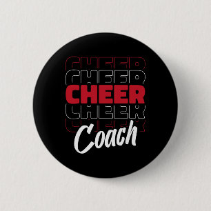 Cheerleader Coaching Cheerleading - Cheercaptain C 6 Cm Round Badge