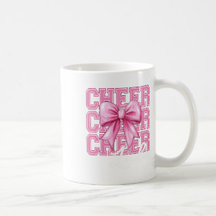 Cheerleader Coquette Bow Retro Cheerleading Women Coffee Mug