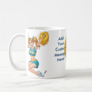 Cheerleader Customisable Mug by Al Rio