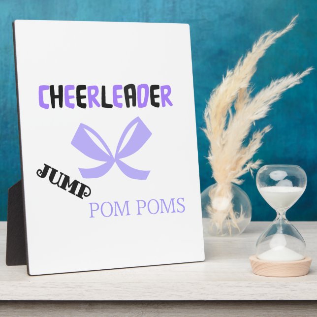 Cheerleader Dance Plaque (Side)