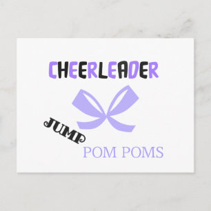 Cheerleader Dance Postcard