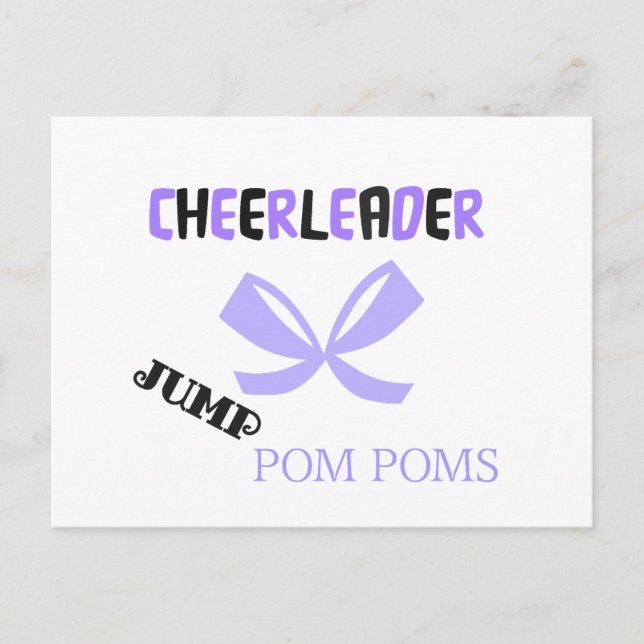 Cheerleader Dance Postcard (Front)