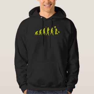 Cheerleader Evolution Timeline Yellow Hoodie