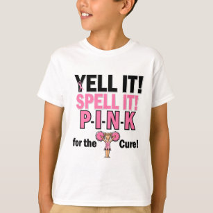 Cheerleader For Breast Cancer Awareness T-Shirt