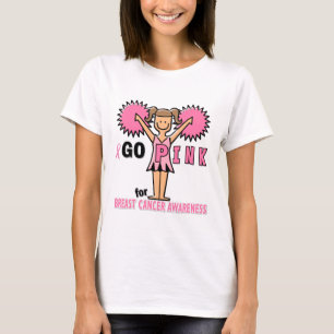 Cheerleader for Breast Cancer Awareness T-Shirt