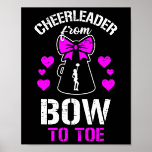 Cheerleader From Bow To Toe  Poster
