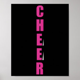 Cheerleader Gift Cheerleading Hoodie Cheer Teen Gi Poster