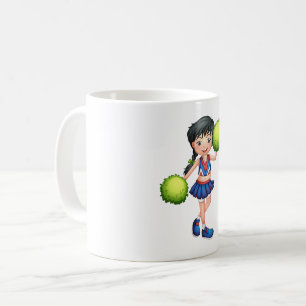 Cheerleader Girl Coffee Mug