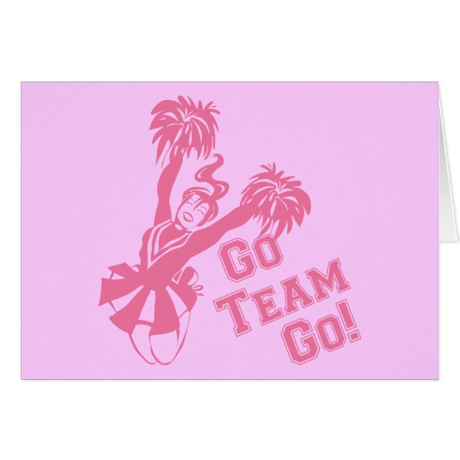 Cheerleader Go Team (Front Horizontal)